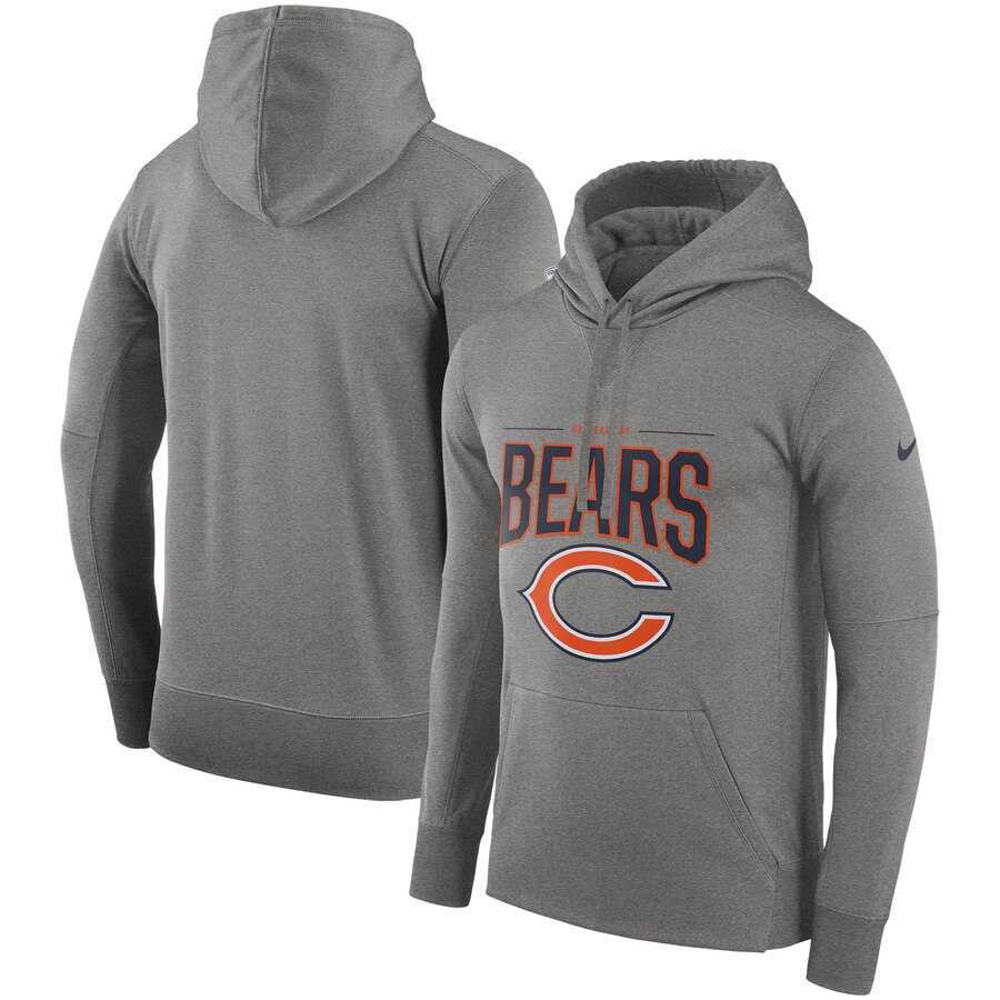 Chicago Bears Nike Sideline Property Of Performance Pullover Hoodie Gray,We sell and wholesale Chicago Bears Nike Sideline Property Of Performance Pullover Hoodie Gray on line form chian!